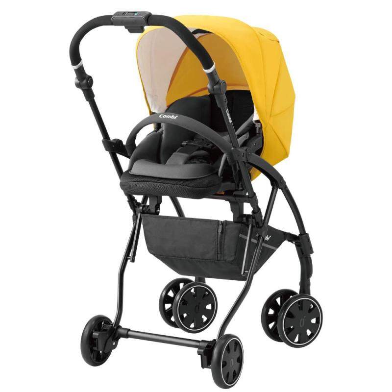 Combi stroller AttO (at) type-S SG standard conformity yellow one month - Singapore