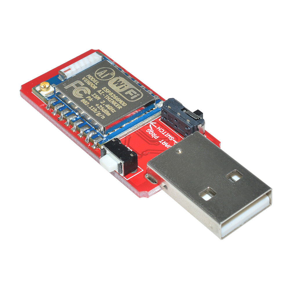 SeasBoat Mô-đun Thu Phát WiFi Nối Tiếp USB Sang ESP8266 ESP-07 ESP07 Tích Hợp Ăng-ten