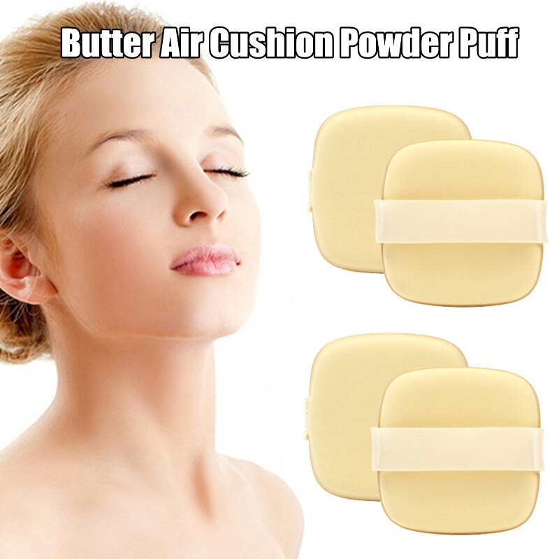 1PC Butter Air Cushion Powder Puff Dry Wet Dual-use Soft Delicate Non-eating Powder Makeup Sponge Facial Makeup Tool