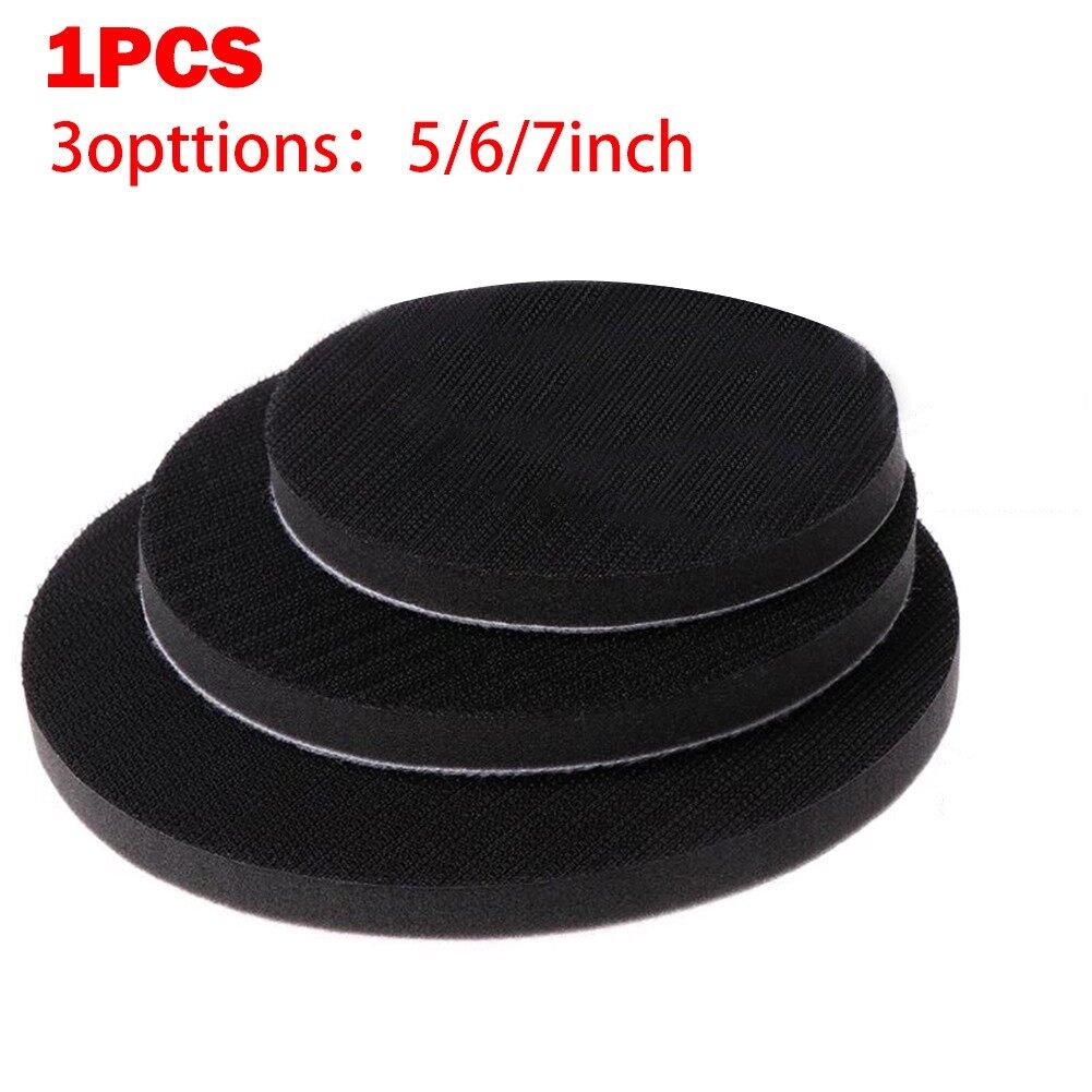 1pcs Buffering Pad 5/6/7 Inch Soft Sponge Interface Pad for Sanding Pads Hook And Loop Sanding Discs For Uneven Surface Polishing Power Tools Accessories