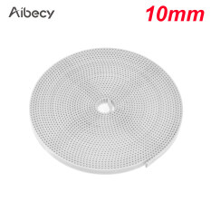 Aibecy Bộ Phận Máy In 3D 10 Mét Dây Đai Thời Gian GT2 Trắng Mở Đai Đồng Bộ PU Rộng 10Mm