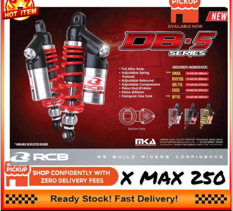 RCB DB 5 SERIES XMAX250 XMAX X-MAX 250 NVX155 NVX X MAX 250