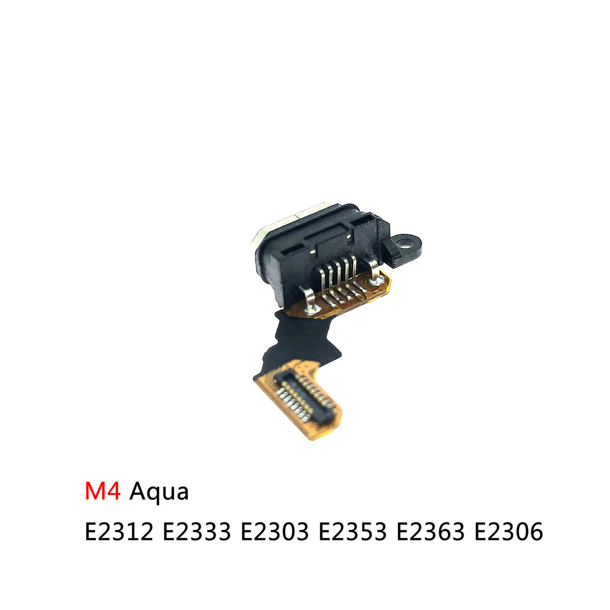 Sạc USB Chân dock sạc điện thoại Flex cáp cho Sony Máy Tính Bảng Xperia M4 E2312 E2333 E2303 E2353 M5 E5603 E5606 E5653 cổng linh kiện sửa chữa