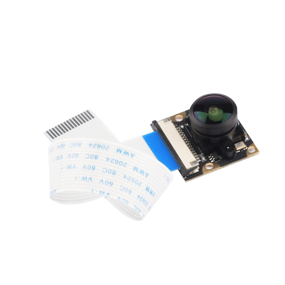 【Ready Stock &Free Shipping】Raspberry Pi 3/4 Generation Camera Module OV5647 Camera 160 Degree Fisheye Wide-angle 5 Million Pixels