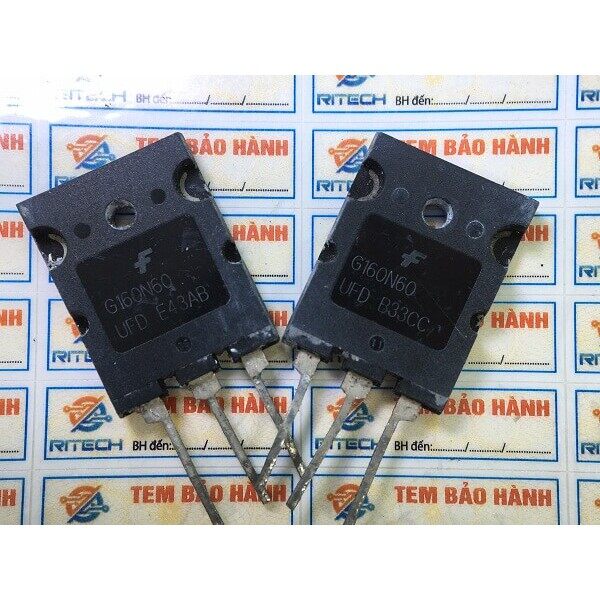 G160n60, g160n60uf igbt 160a/600v to-3p tháo máy