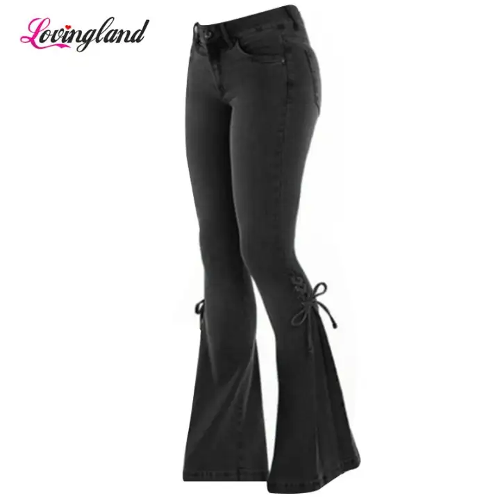 ladies bell bottom jeans