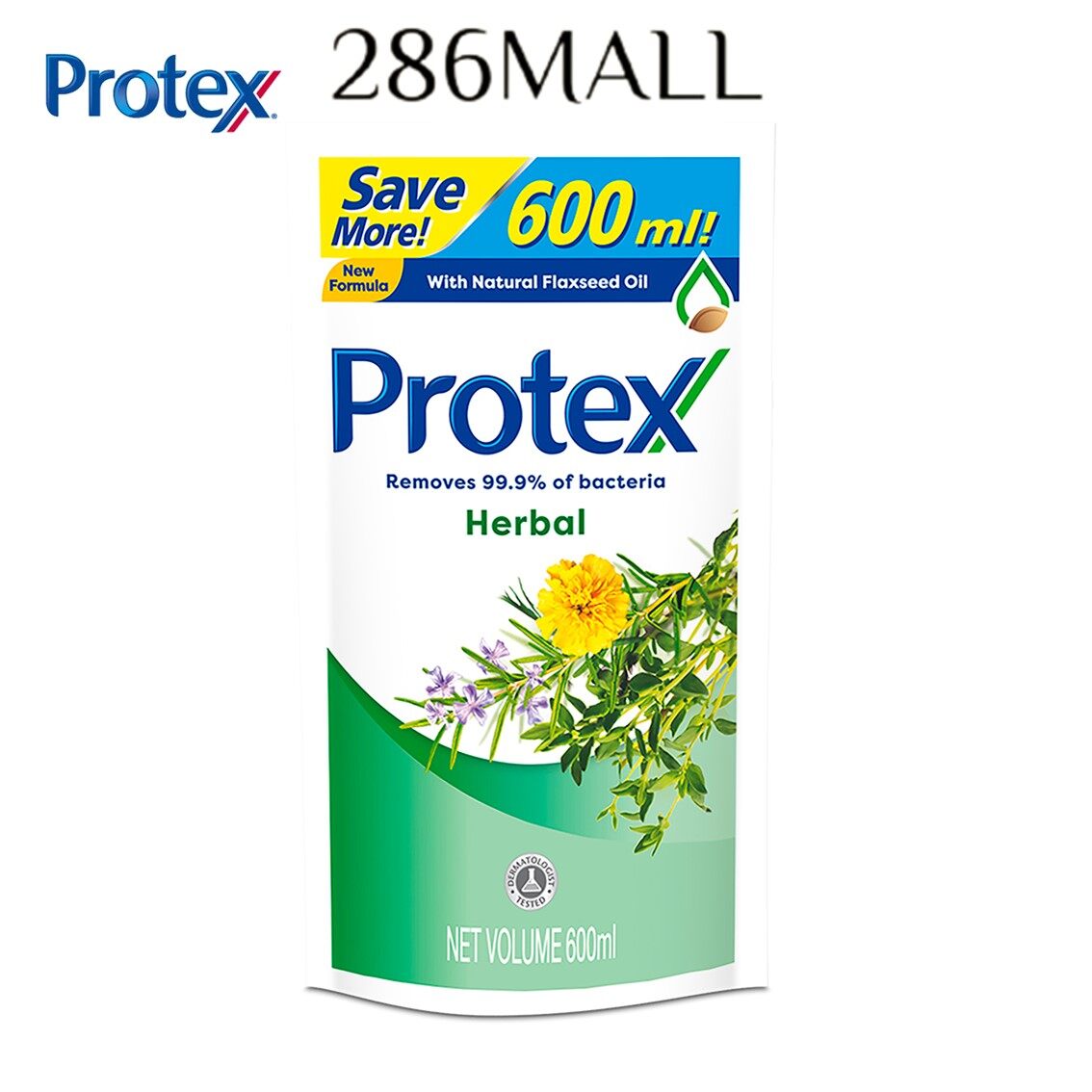 Protex Herbal Antibacterial Shower Gel 600ml Refill Lazada
