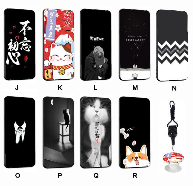 New Arrival For Huawei P9 Phone Case for Huawei Silicon Soft Case Cover with the Same Pattern phone bracket and a Rope