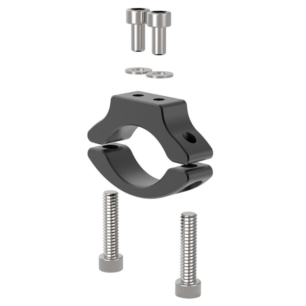 JaneDream 1Pc Aluminum Motorcycle Headlight Spotlight Mount Fixed Clamp Bracket Clip Accessories