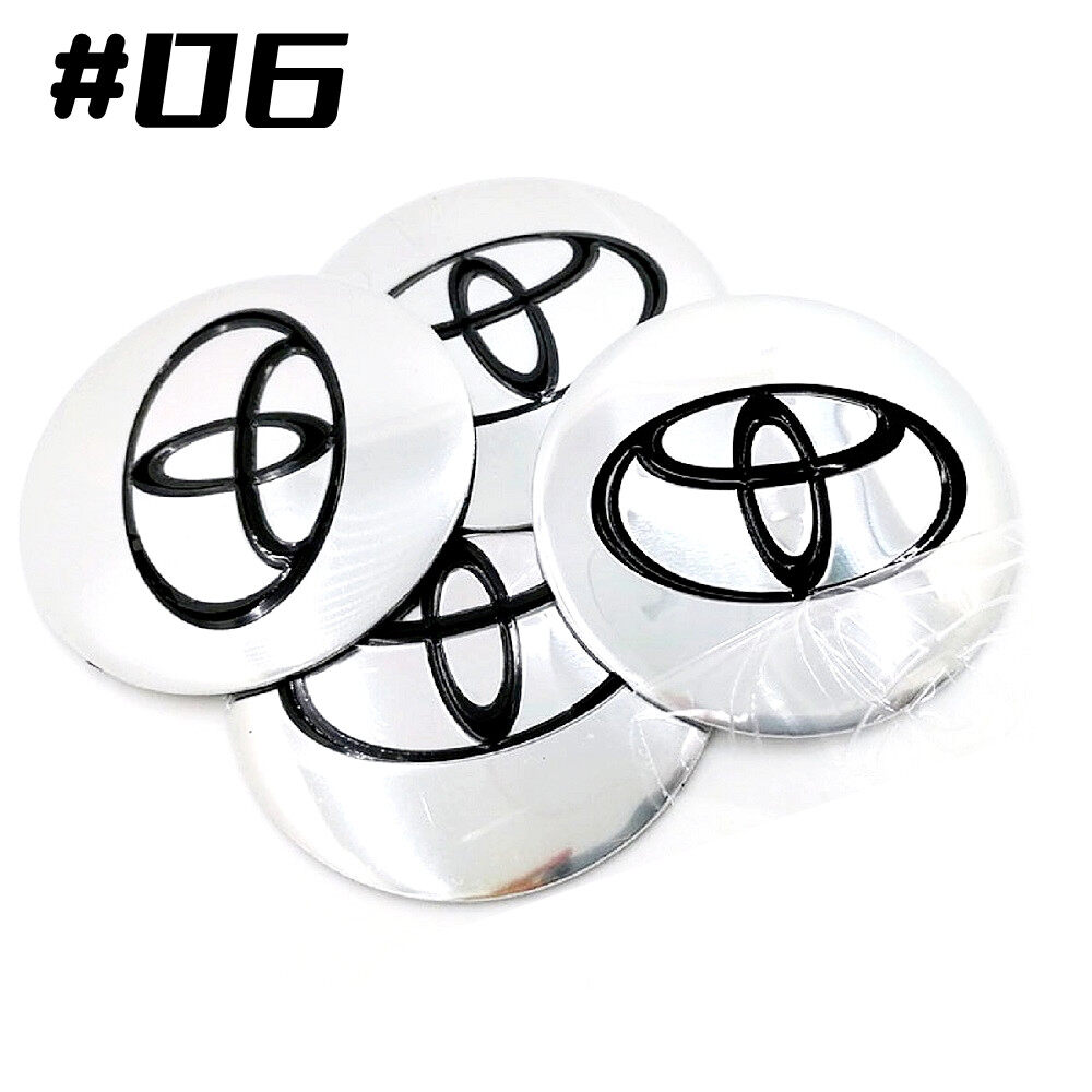 56mm high quality toyota trd car wheel hub cap sticker tire cap wheel center hub caps logo badge emblems 4pcs/set