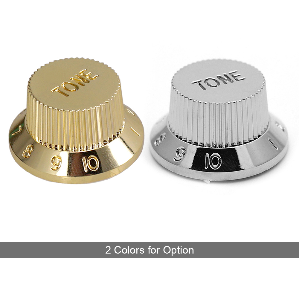 [okoogee]Electric Guitar Tone Volume Control Knobs 1 Volume/ 2 Tone Kit for ST/SQ Electric Guitar