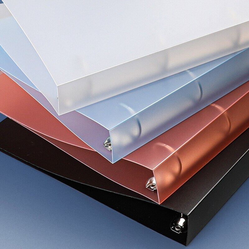 A4 Binder Folder 4-ring 2-ring A4 File Binder Expanding File Office Document Organizer 220 Sheets Capacity for School Office