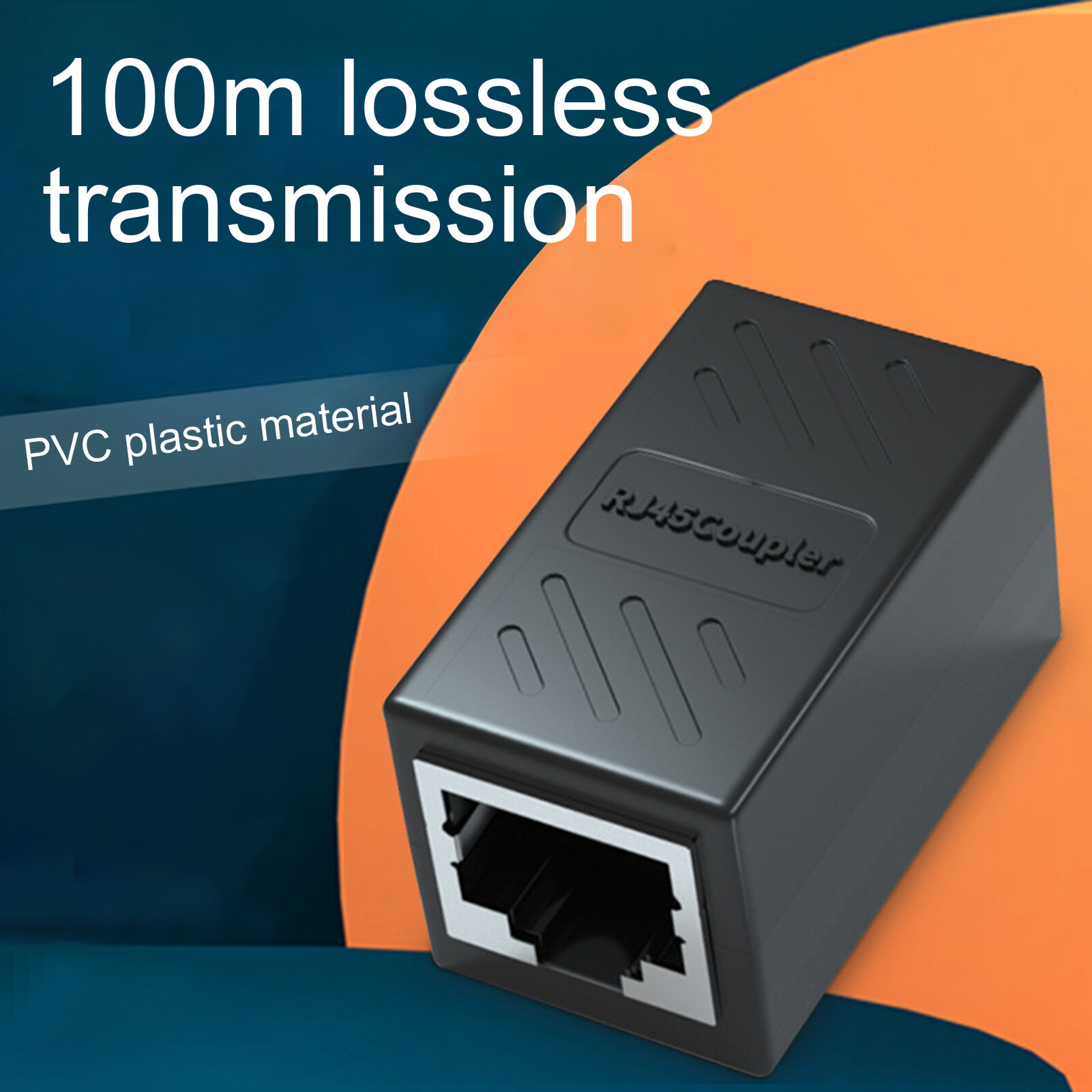 【CozyySpace】 Network Extender Stable Female to Female RJ45 LAN Cable Connector