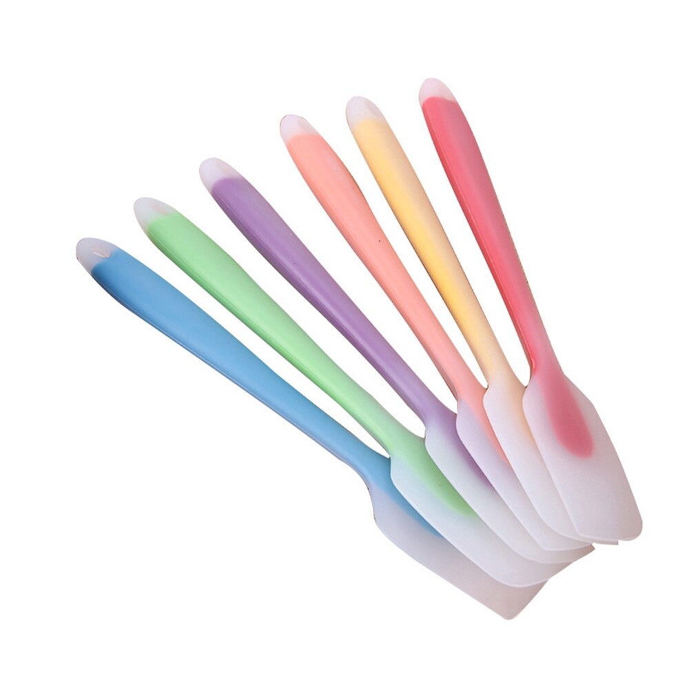 Sanhe 1PC Silicone Cookies Pastry Making Spatula Cake Baking Tool Cake Forming Scraper Home Tool