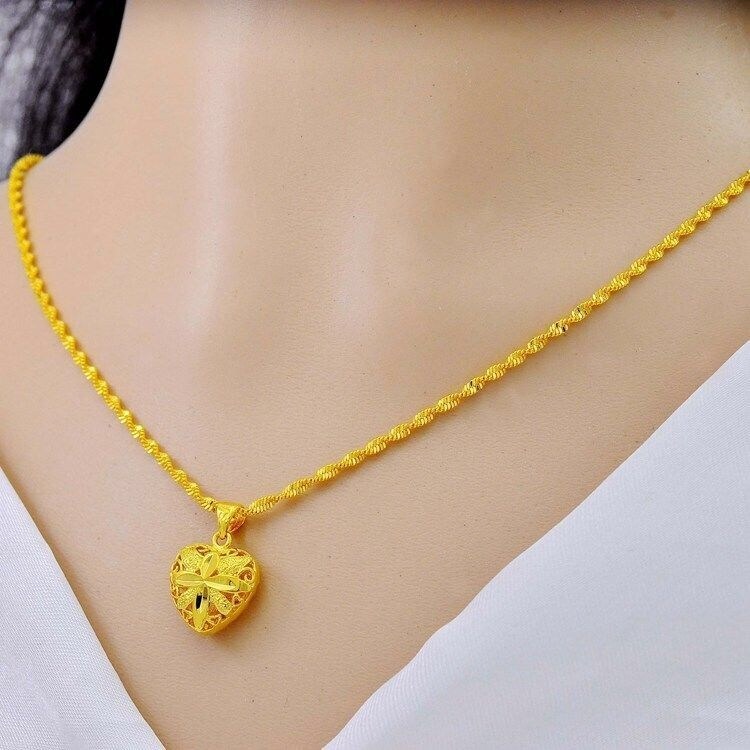 Ms necklace transport bead necklace pendant fashionable joker gifts don't rub off ms necklace with mother's day is a gift