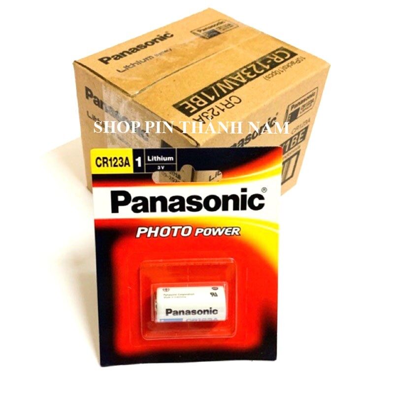 Pin CR123A Panasonic lithium 3V chính hãng