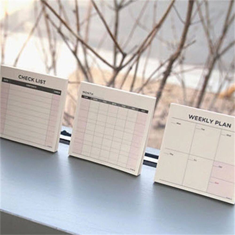 MMLUCK sticker gura 60 Tờ Văn Phòng Phẩm Sáng Tạo Danh sổ tay kế hoạch Life Planner Lịch trình hình thành thói quen
