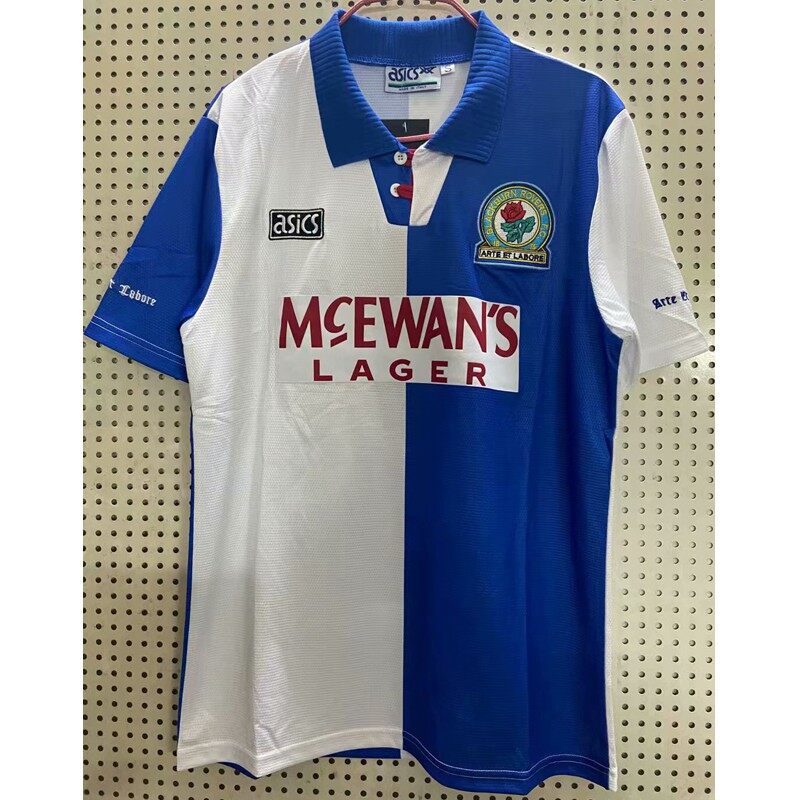 retro blackburn rovers shirt