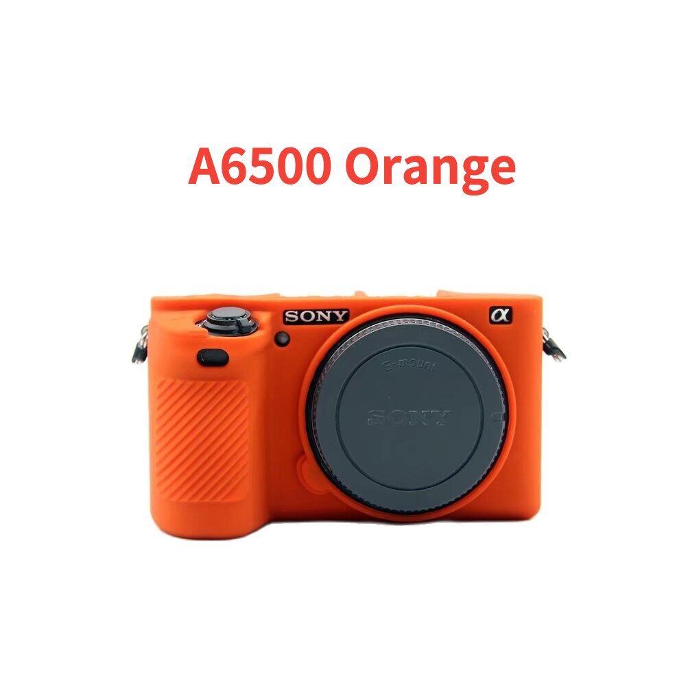 Silicone armor skin case camera bag body cover protector for sony alpha a6000 a6100 a6300 a6400 a6500 a6600 a5100 a5000 cameras
