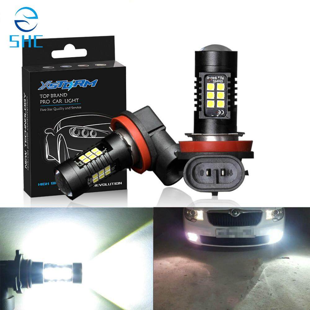 SHC 2 Pcs Bohlam LED HB4 LED. HB3 9006 9005 Lampu SMD 1200LM 6000 K 12 V Putih Mengemudi Menjalankan Lampu Mobil Lampu Otomatis (H7)