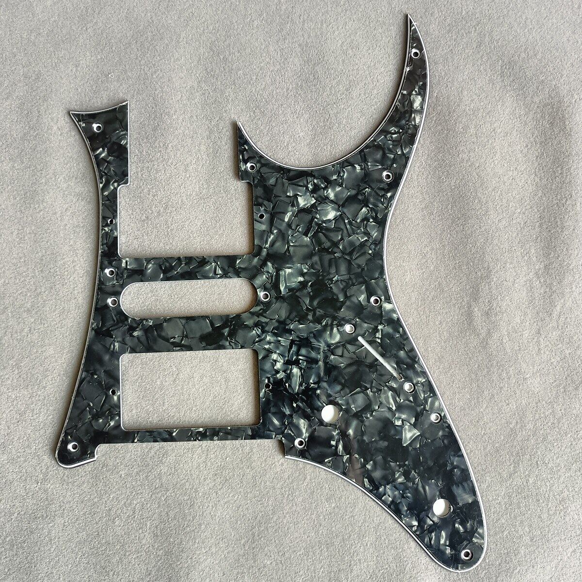 HSS Loaded Guitar Ibanez Pickguard Set Multifunction Switch Black ...