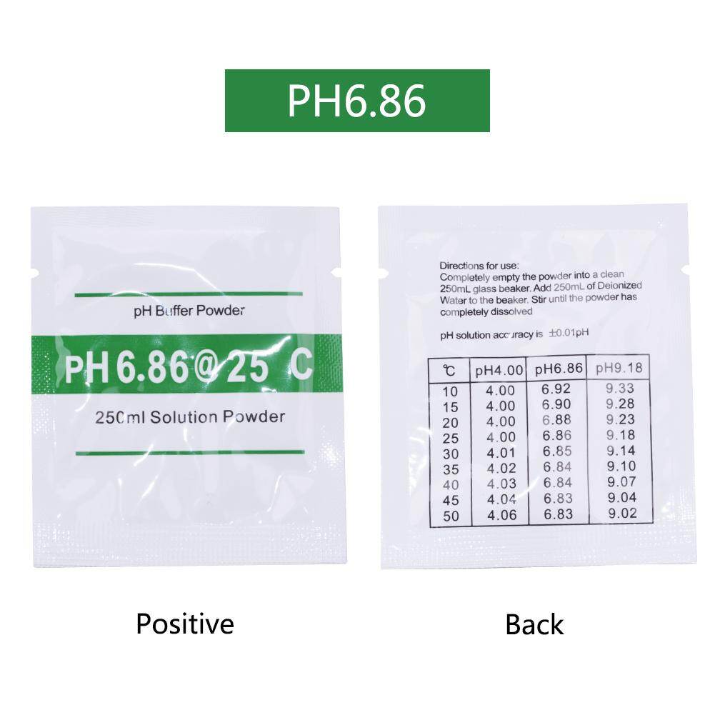 1 Bộ (3 Túi) Bột Đệm PH RCYAGO đo dung dịch hiệu chuẩn bao gồm 1 chiếc 4.01 và 1 chiếc 6.86 và 1 chiếc 9.18 hàng chính hãng