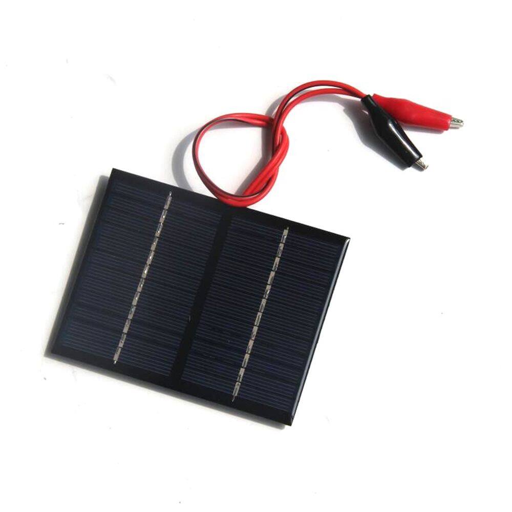 ECU0N 12V with Clip Flexible Power Solar Panel Charger Modules Battery Panels