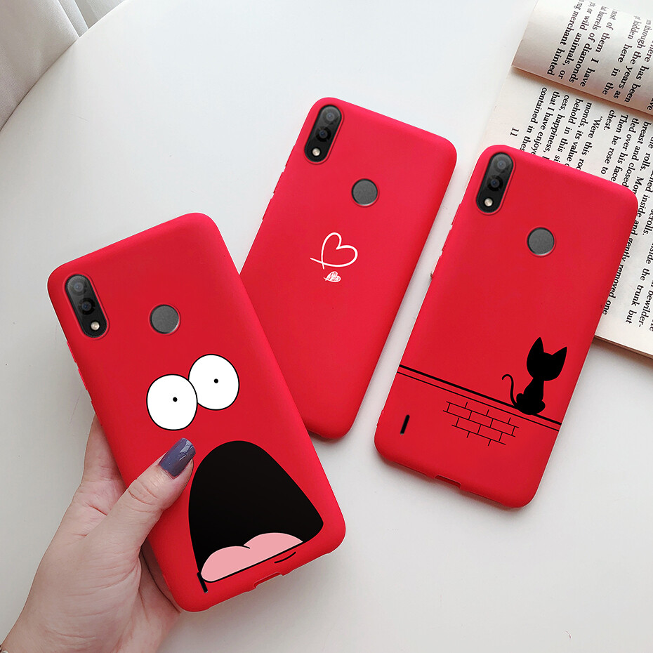 ITEL P33 Plus Phone Case Soft Silicone TPU Cute Cartoon Painted Back Cover For ITEL P33 Plus Casing