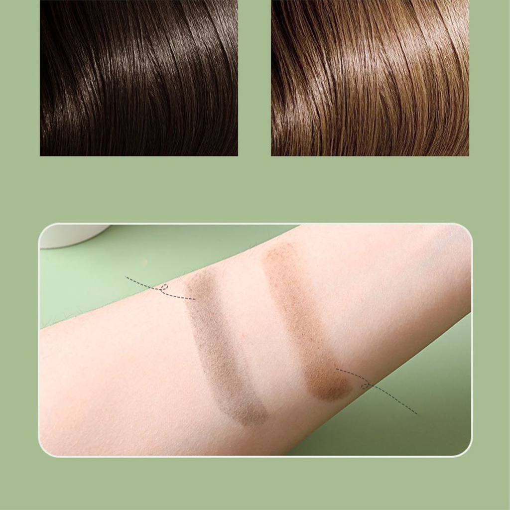 2 cái chân tóc bột dính tóc Phấn má gốc Touch Up bột không thấm nước tóc Shading Sponge bút tóc Filler bột cho bìa màu xám tóc gốc tóc Touch-Up tóc mỏng