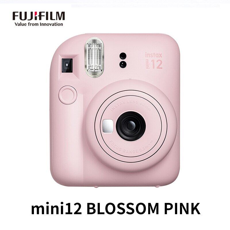 pink and grey polaroid camera