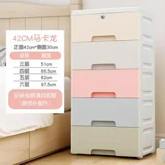 Multi Layer Storage Cabinet Drawer Plastic Locker Baby Wardrobe