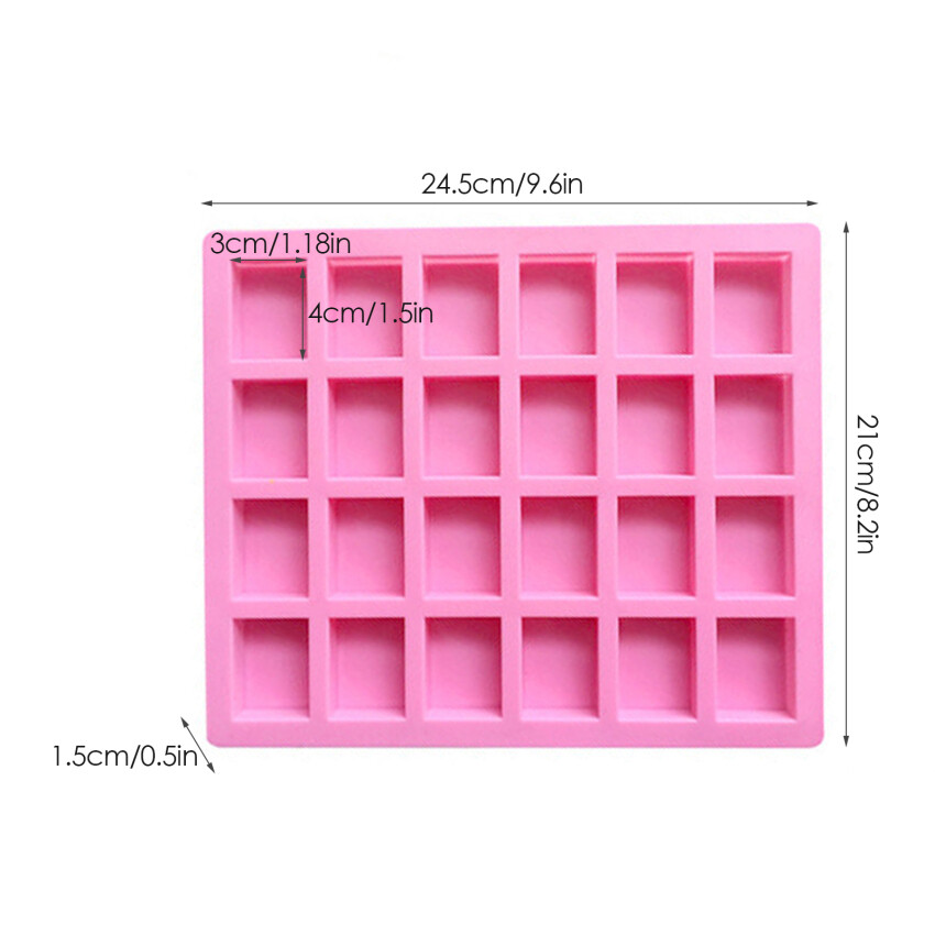 Chocolate Bars Silicone Molds, Rectangles Candy Bars Mold, Making Protein Bars, Caramels, Granola Bars, Ice Cube, Dessert, Soap, Energy Bar and Praline