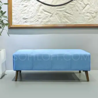 Softloft Ottoman Long Bench Solid Stool With Cushion A
