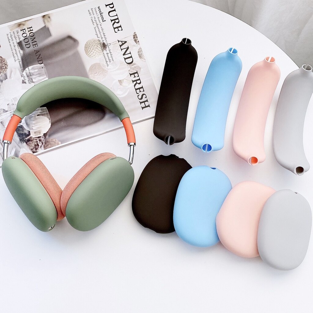 Ốp Bảo Vệ Tai Nghe Cho Apple Ốp Bảo Vệ Tai Nghe AirPods Max Bằng Silicon Bảo Vệ Băng Đô