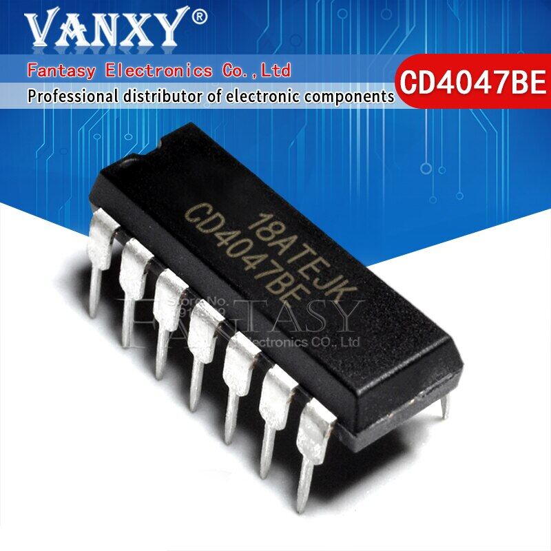 5pcs cd4047be dip14 cd4047 dip 4047be new and original ic