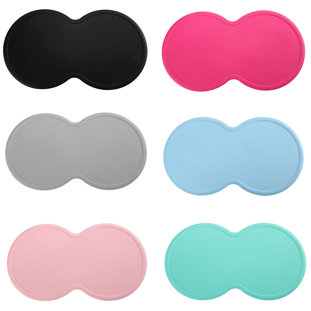 Silicone Pet Feeding Mat Waterproof Non Slip Pet Food Mat for Dog Cat Bowls