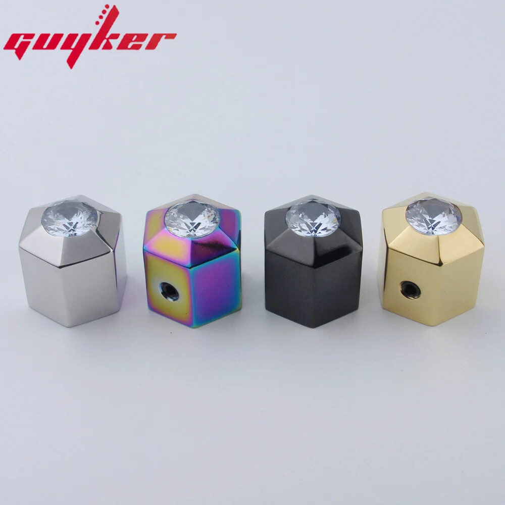 1 pcs guyker núm điều khiển chiết áp cao cấp vật liệu thép không gỉ cho guitar điện hoặc Bass