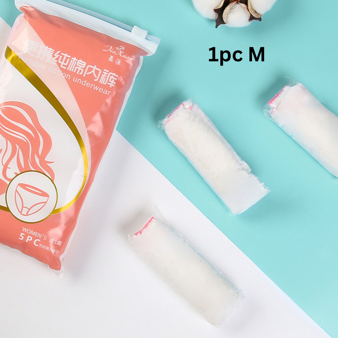【READY STOCK】Cotton Disposable Panties Maternity Travel Panty Underwear