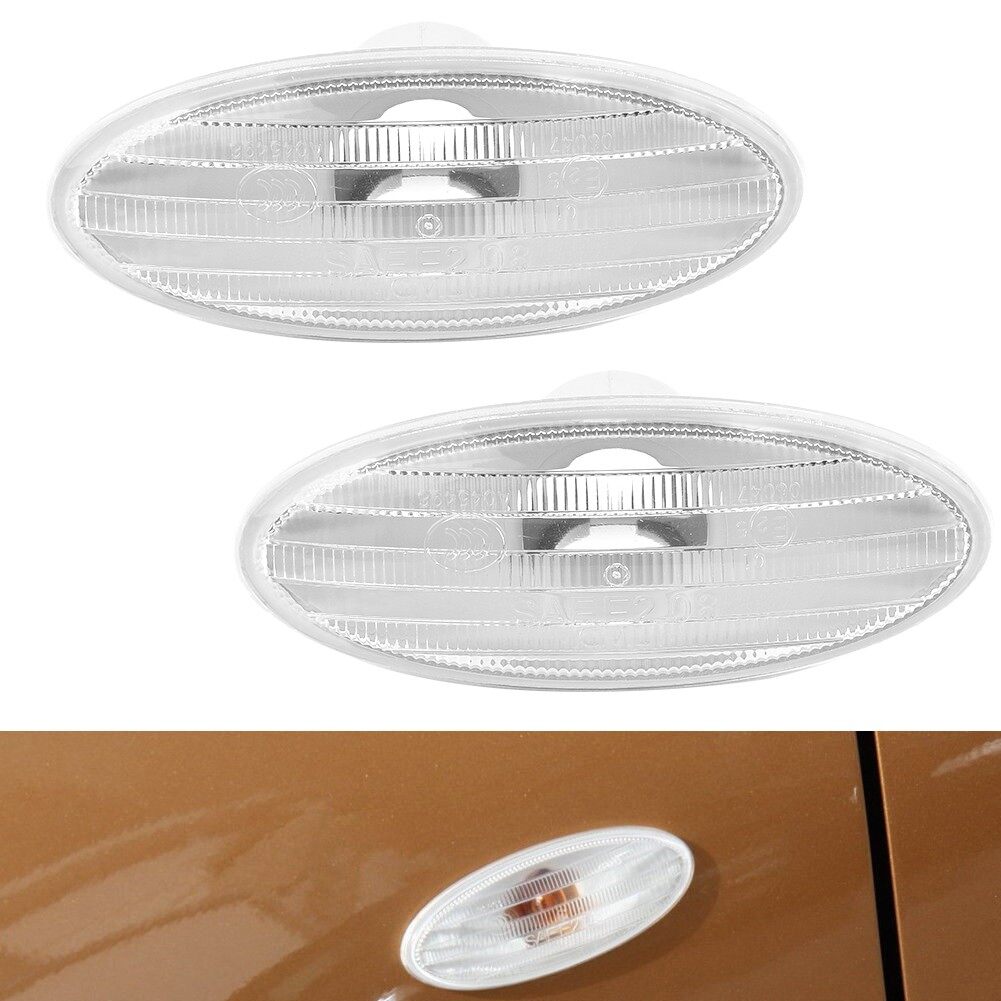2PCs received double side turn signals light turn signals cover for your for Nissan Cube Juke note now
