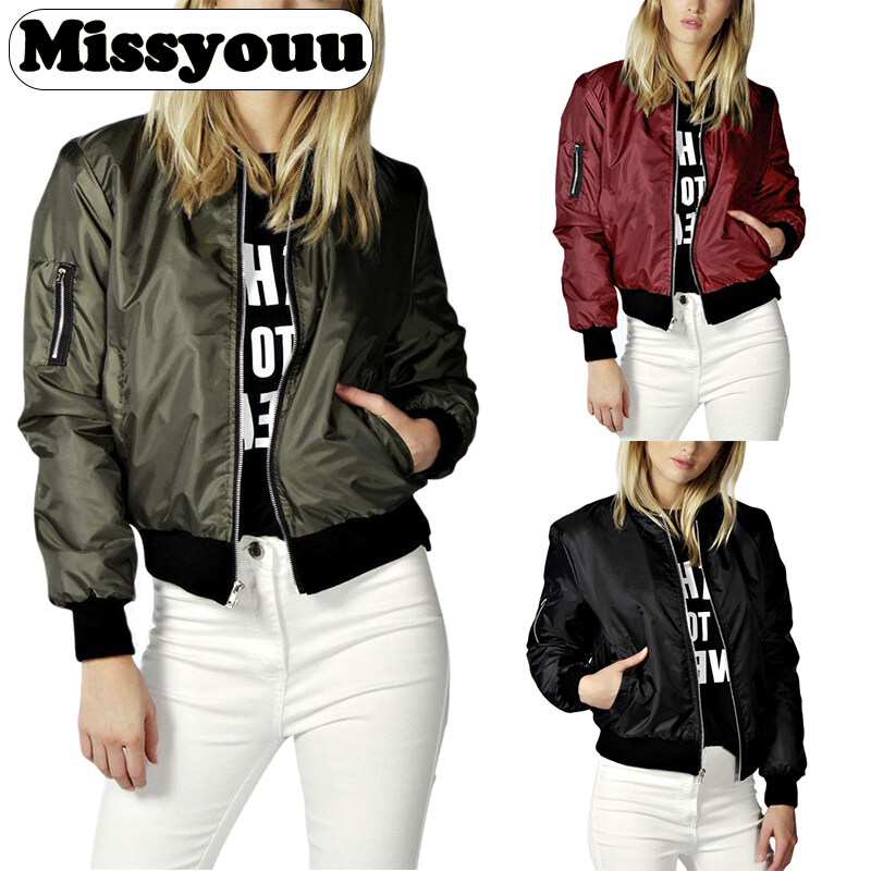 slim fit bomber jacket womens