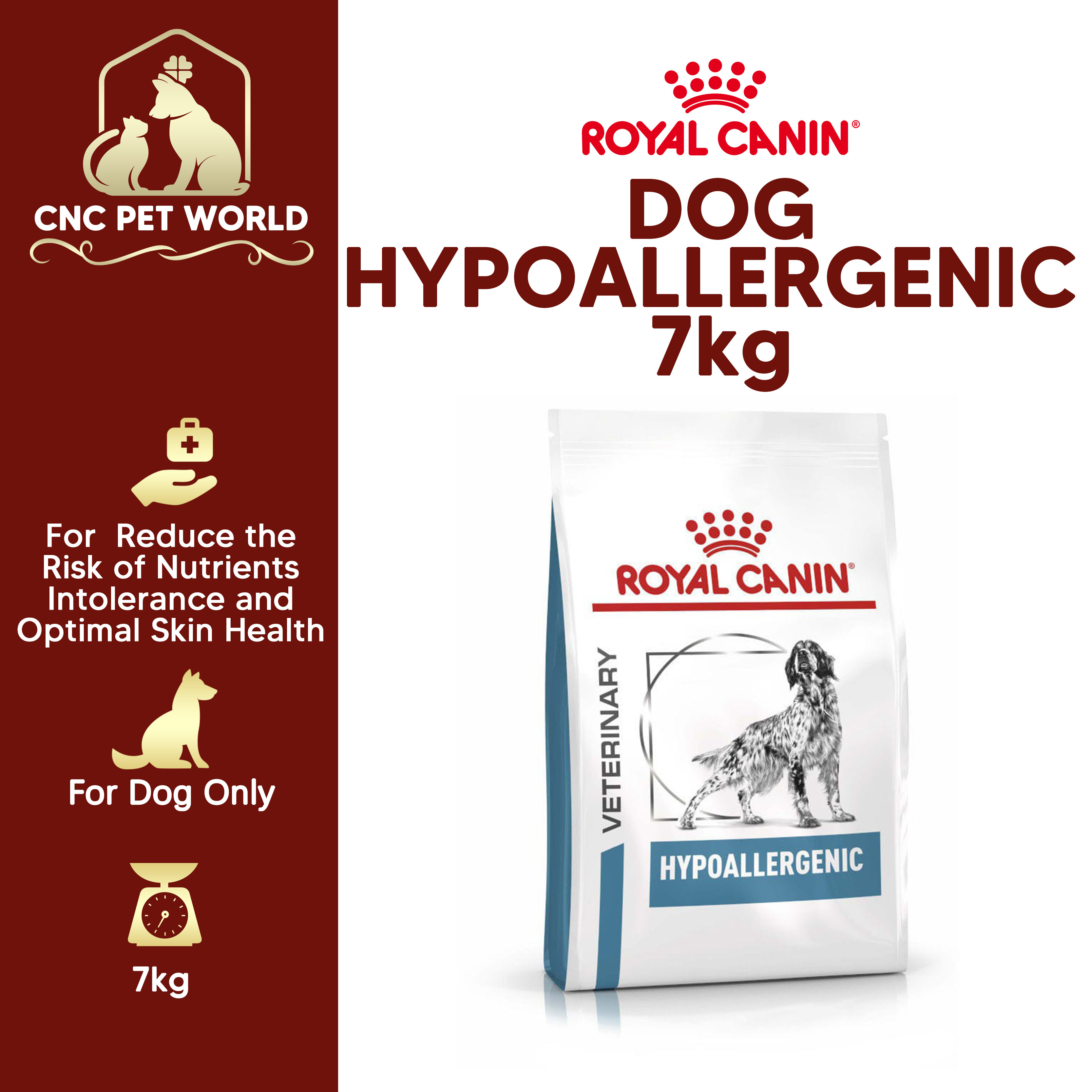 Royal canin veterinary hotsell diet dog hypoallergenic 14kg