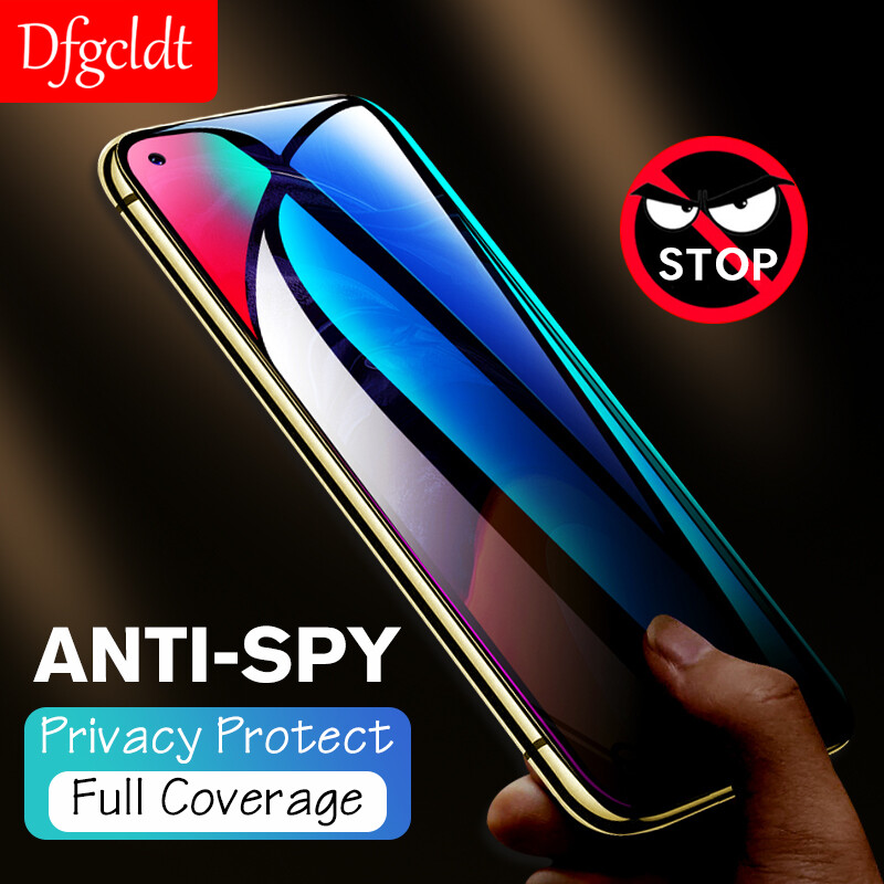 Full Curved Privacy Screen Protector for Samsung S8 S9 S10 S20 Plus Note 8 9 10 20 OPPO Reno 3 4 Find X2 Pro Huawei P30 P40 Mate 20 30 Nova 7 Honor 30 Pro Vivo Nex 3 X50 Pro Xiaomi Mi 10 Pro (5G)Tempered Glass Glass Film