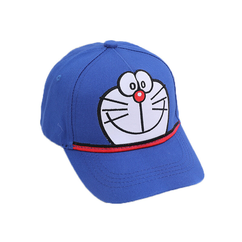 Doraemon Boy's Peaked Cap New Cartoon Robot Cat Hat Shade Doraemon Baseball Cap Children's Cap Peaked Cap
