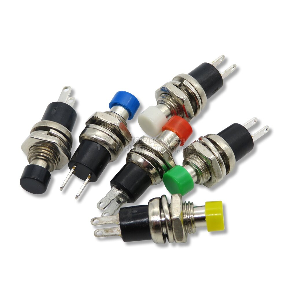 5 cái PBS-110 7 Mét momentary công tắc bấm dạng đẩy Báo Chí các nút công tắc khởi động nóng tạm thời trên Off push button công tắc kích hoạt siêu nhỏ không mở bình thường mạch tích hợp