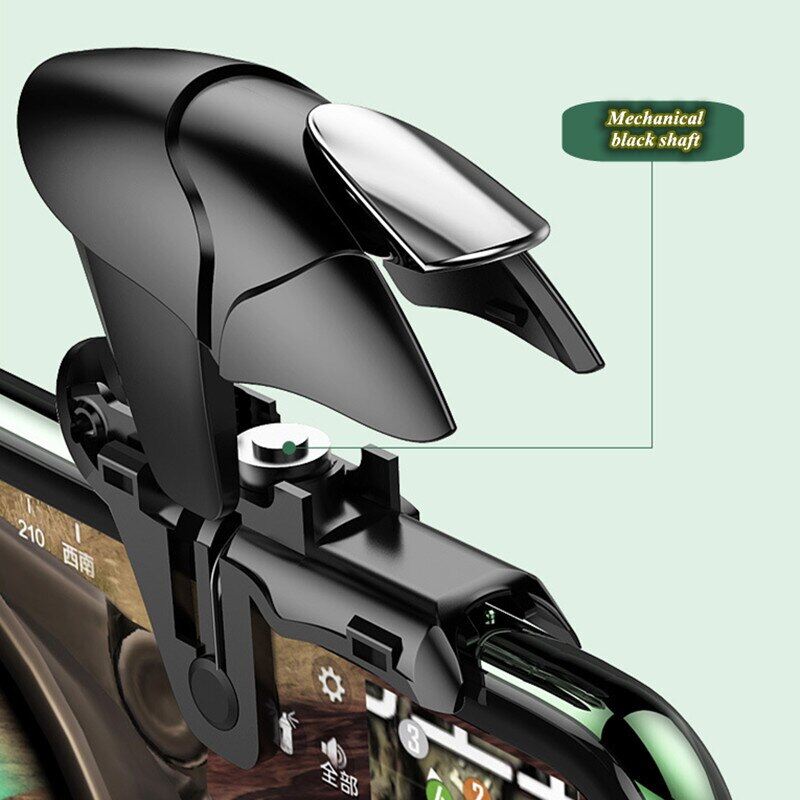 2Pcs PUBG Mobile Game Trigger Controller ABS Aim Key Buttons L1 R1 Shooter Joystick For Phone Gamepad Accessories Smartwatches