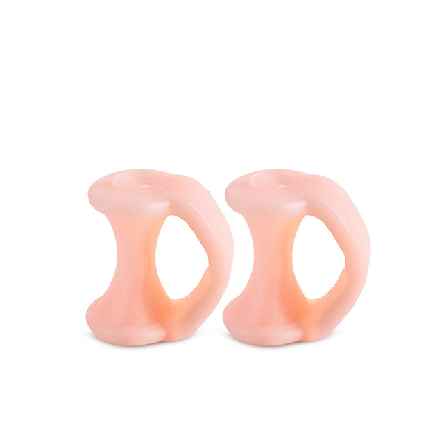 CCW 2pieces=1pair Small Toe Varus Separator Bunion Overlapping Corrector Silicone Pad Thumb Valgus Straighten Orthosis