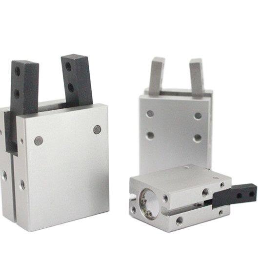 {：”》 finger cylinder air gripper mcha series pneumatic cylinder mcha-12 mcha-16 mcha-20 mcha-25-32