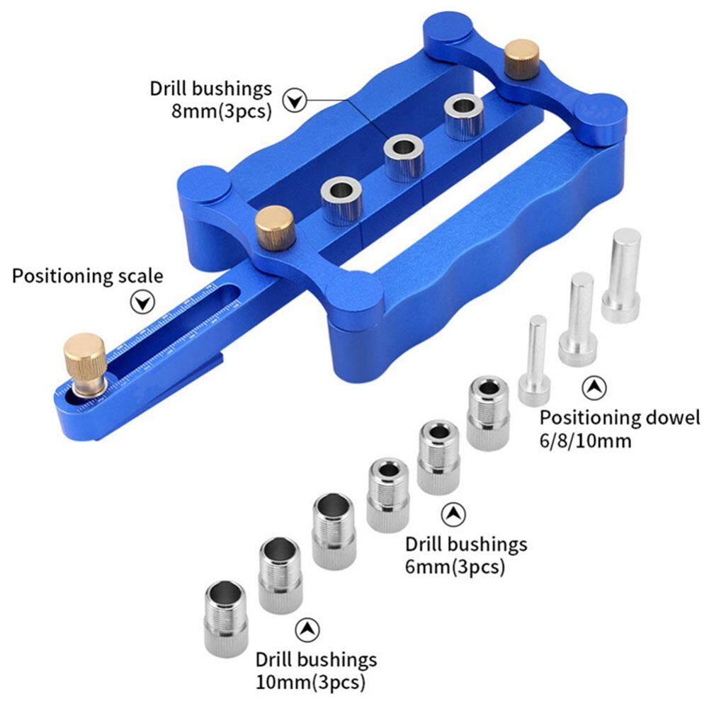 Tự Centering Với Quy Mô Doweling Jig Dụng Cụ Làm Rau Cau Lỗ Puncher Thiết Bị Định Vị