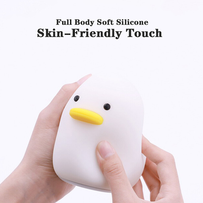 HONG Ready Stock Cute Night Light Silicone Soft Touch Sensor Animal ...