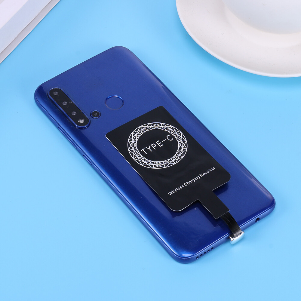 Type C USB-C Qi Wireless Charger Charging Receiver Adapter Pad For Android